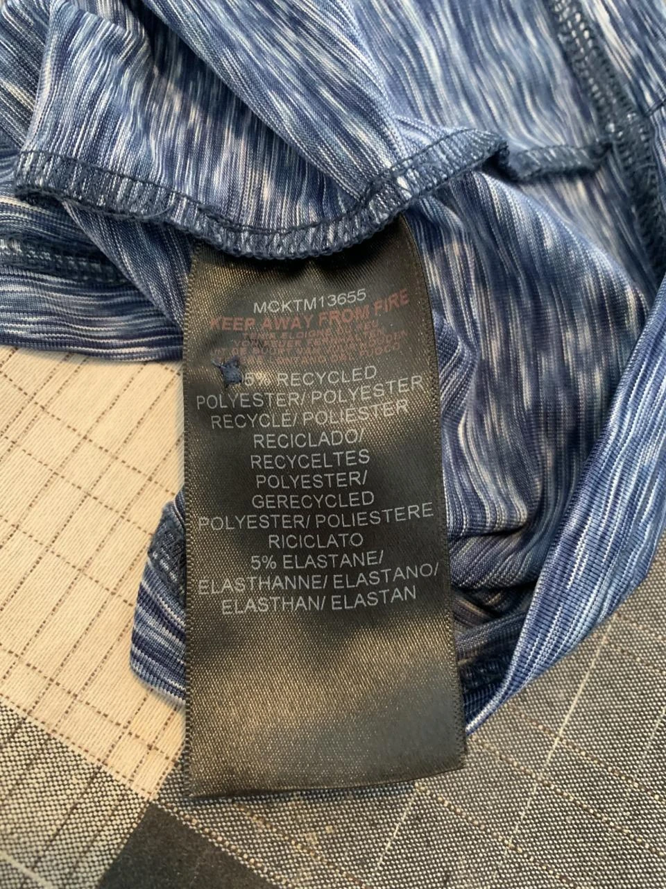 T-shirt azul da McKenzie. Tamanho G. – photo 4